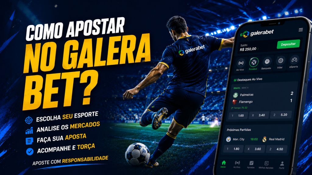 Como apostar na galera bet