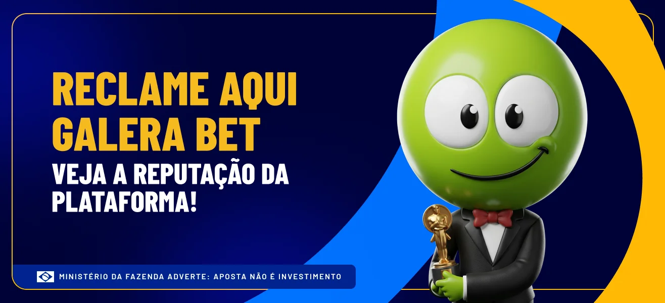 Reclame Aqui Galera Bet - Veja a reputação da plataforma! galera bet